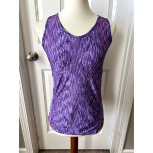 Athleta Women’s Pop Space Dye Run Tank Top Purple Pink Size Small